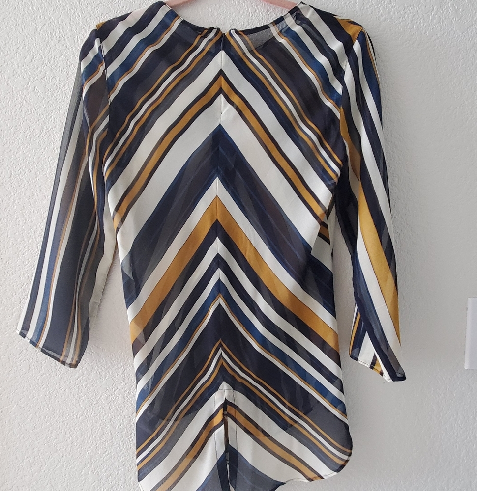 Zara Basic Blouse Small - image 4